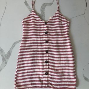 Impeccable Pig button down linen dress